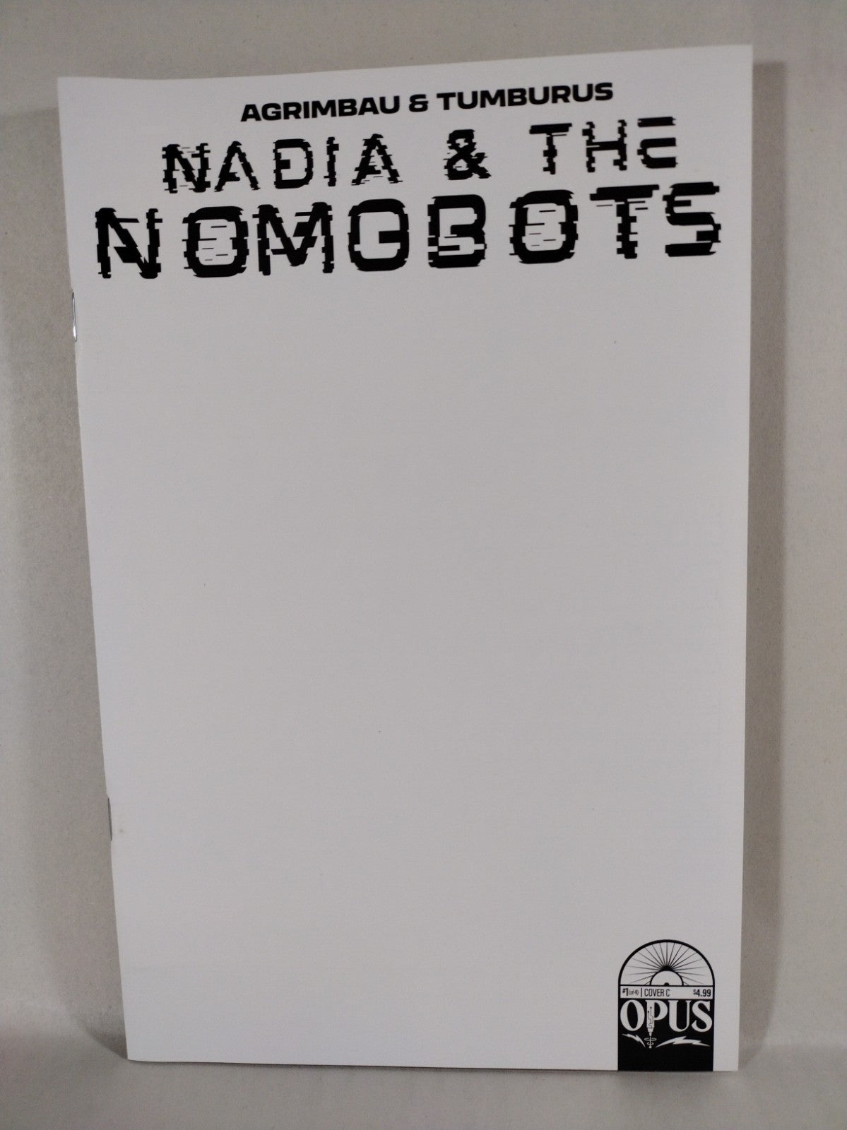 Nadia & The Nomobots #1 (2023) Opus Comic Sketch Variant W Original Dcastr Art