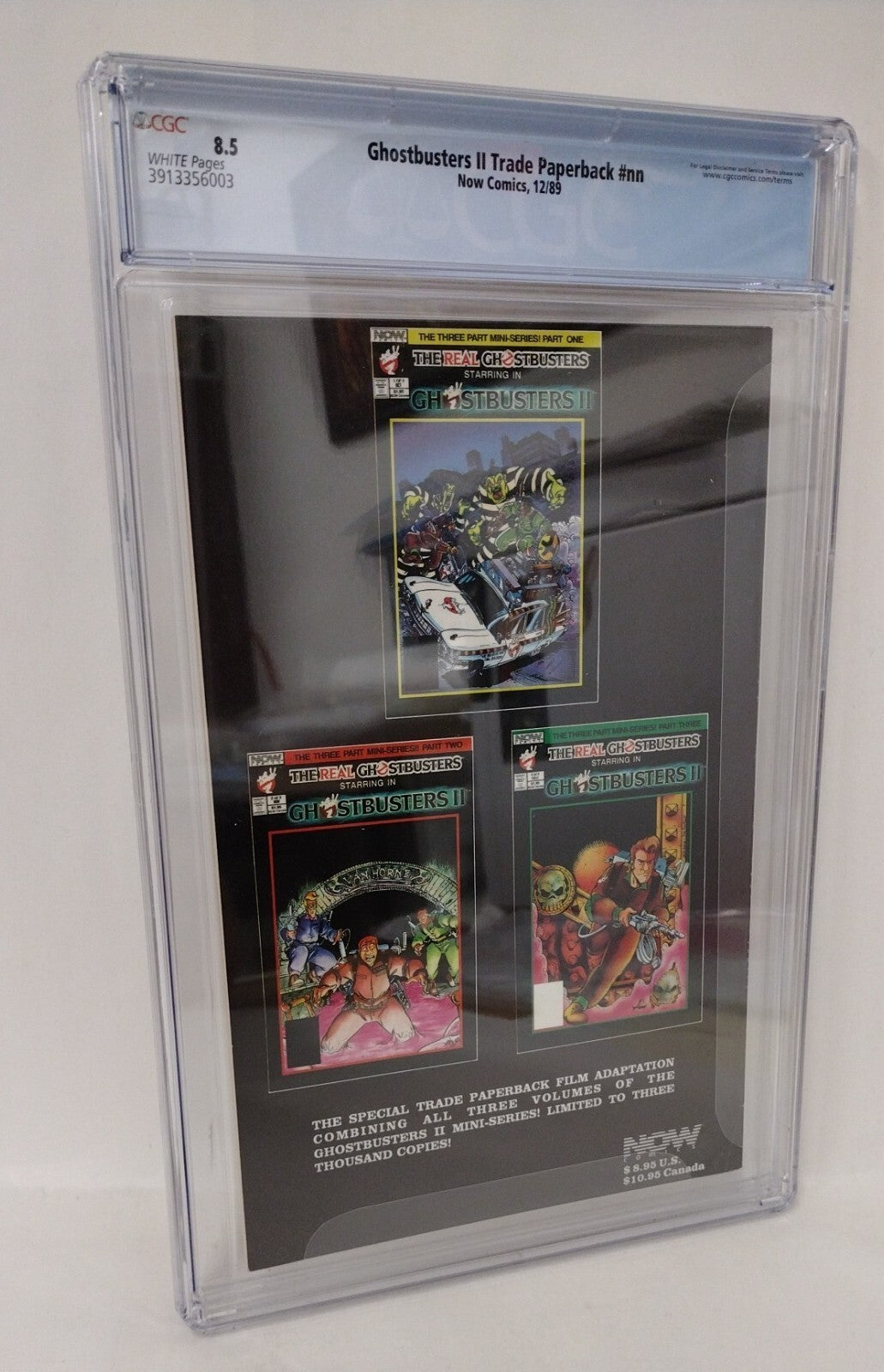 Real Ghostbusters II (1989) NOW Comics TPB CGC 8.5 Move Adaptation Rare