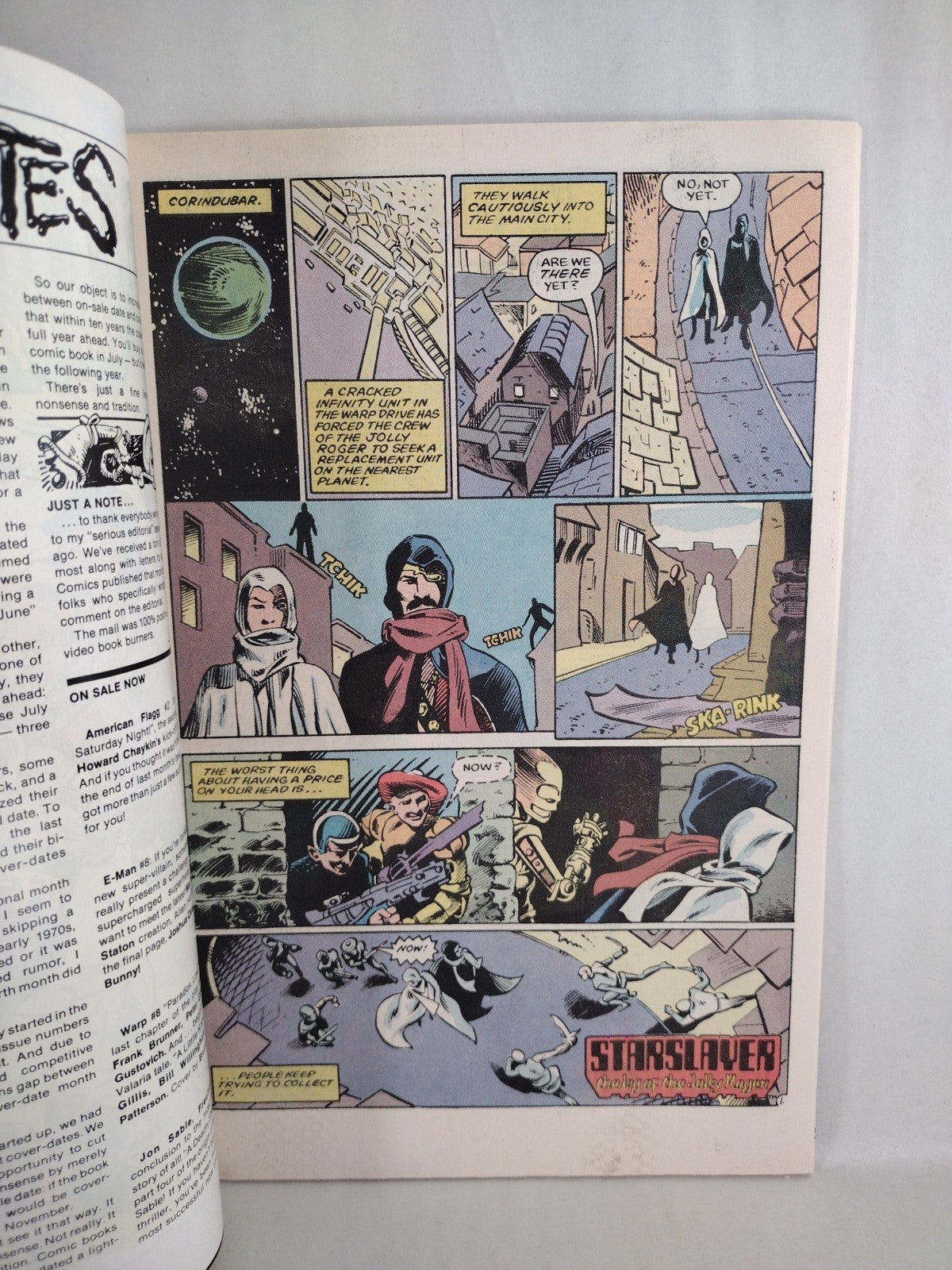 StarSlayer #10 (1983) First Comics 1st Grimjack Appearance VF-NM