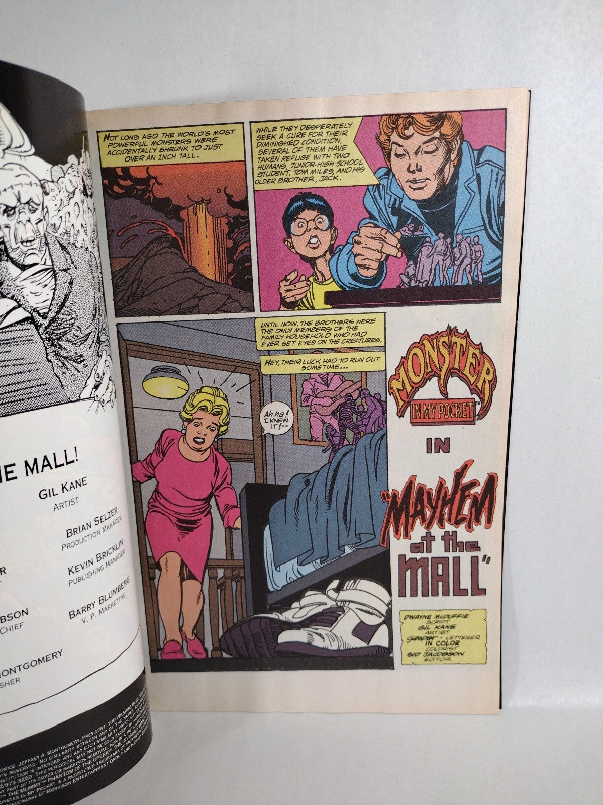 Monster In My Pocket (1991) Complete Harvey Comic Lot #1 2 3 4 VF NM