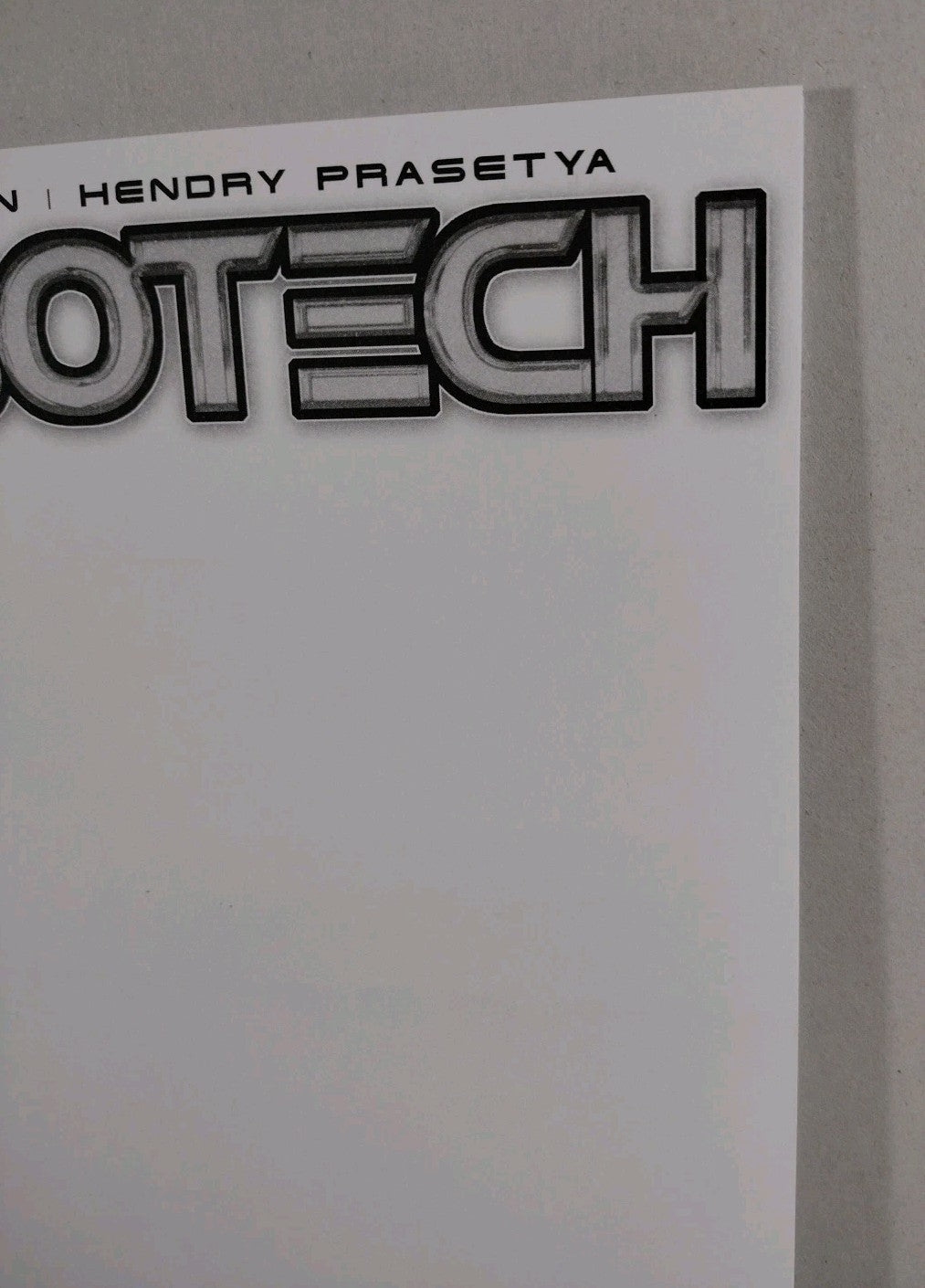 Robotech #13 (2018) Titan Comic Blank Sketch Variant Cover VF-NM