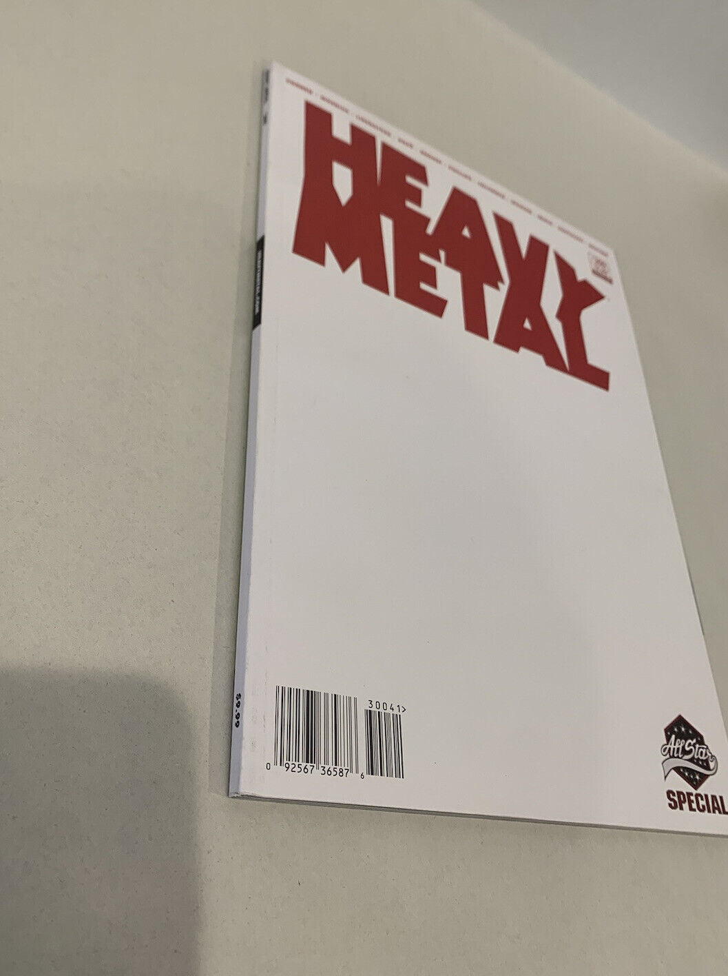 Heavy metal magazine # 300 Blank Sketch Cover Variant 2020