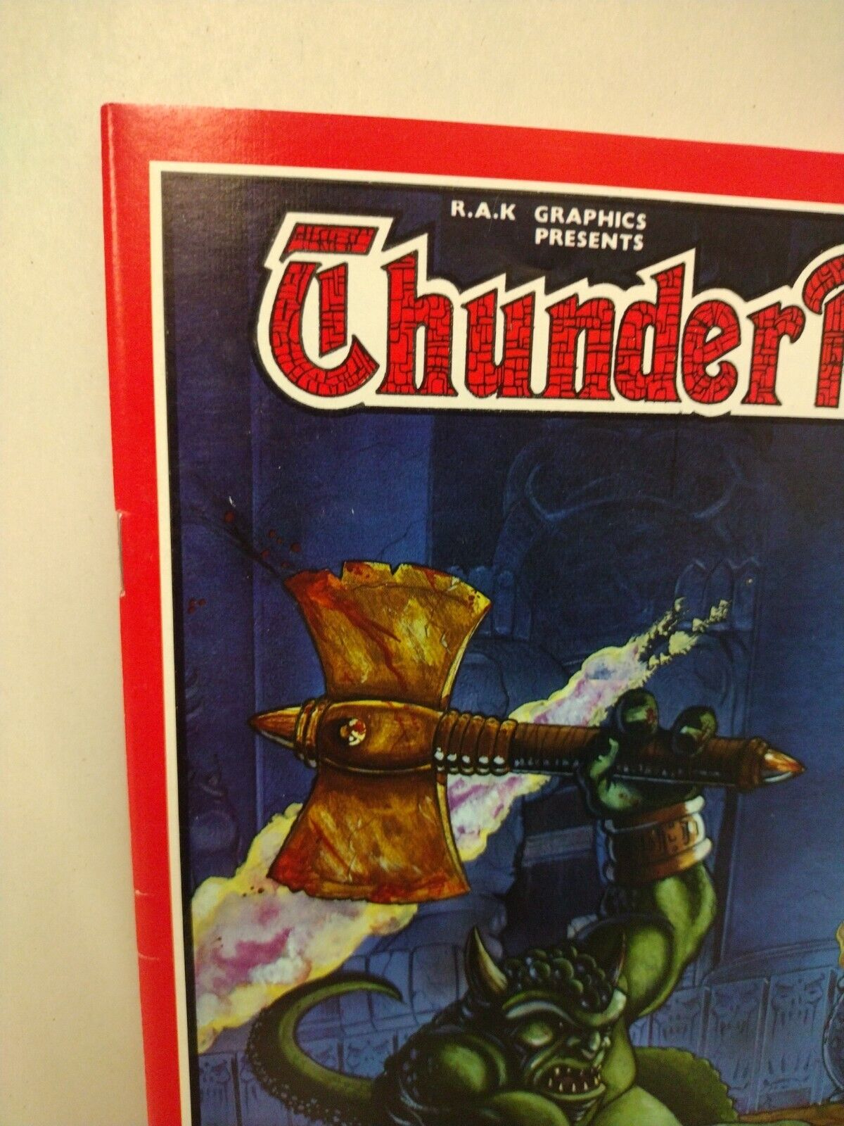 Thunder Mace #1 &2 (1986) RAK Comic Set 1st Chakan Appearance Sega Mega Drive