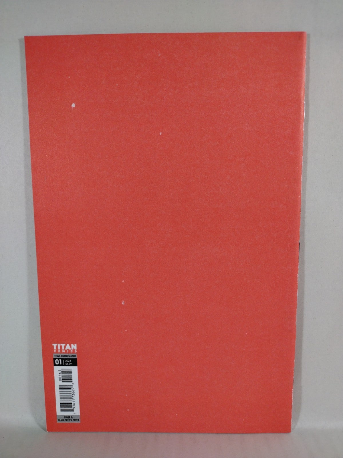 Robotech Rick Hunter #1 (2023) Titan Comic Red Blank Sketch Cover NM