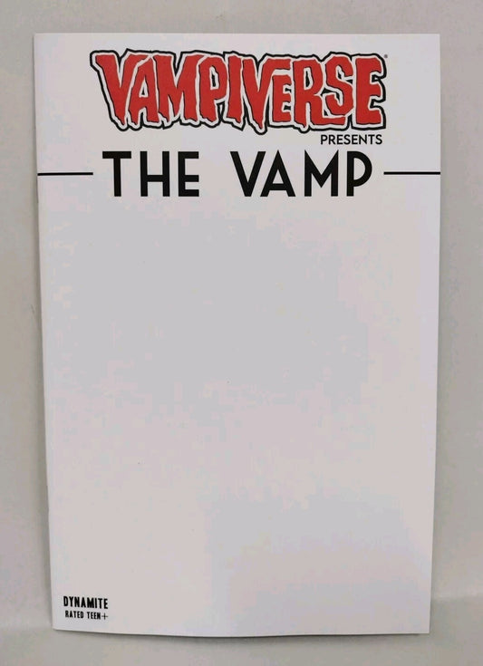 Vampiverse Presents The Vamp #1 (2016) Dynamite Comic Blank Sketch Variant NM