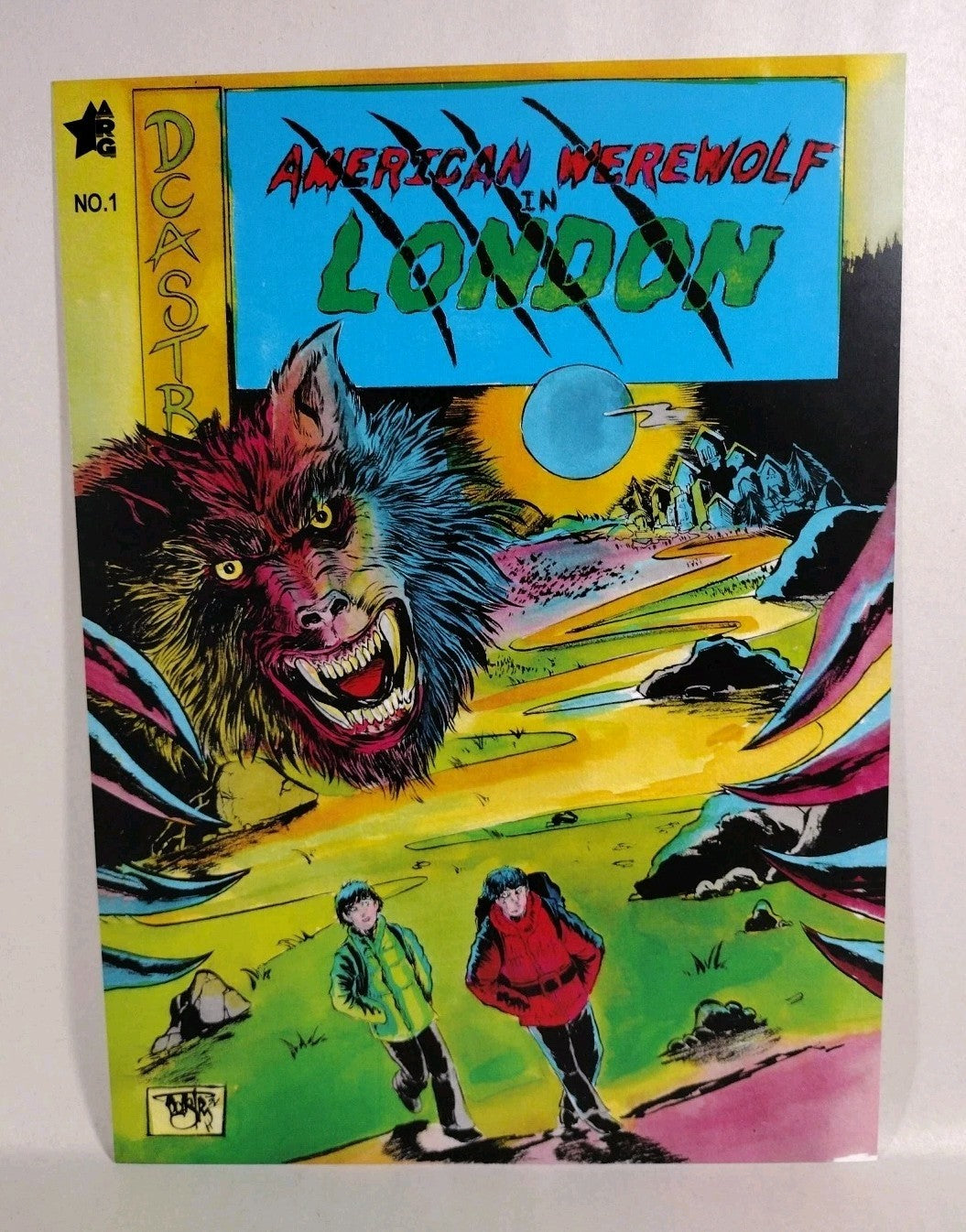 My Werewolf Portfolio Dave Castr Signed #d Art Print Set American Retro Graphics