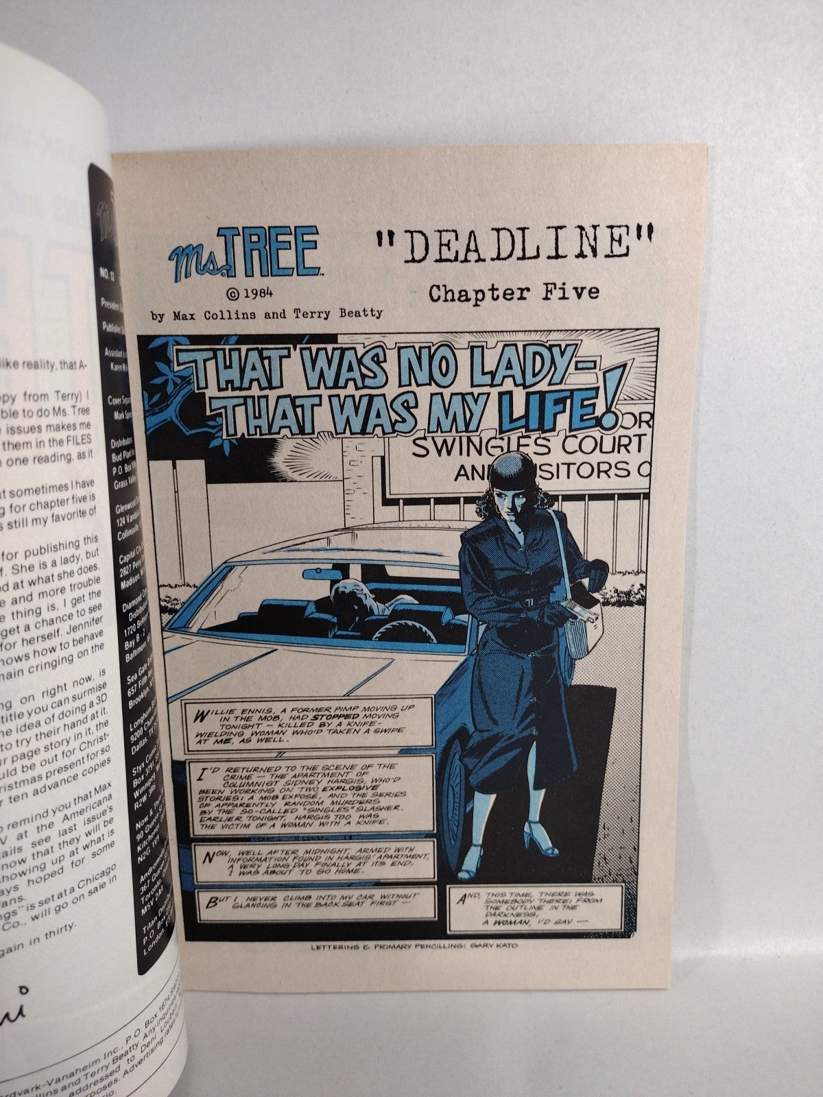 MS Tree (1984) Eclipse Aardvark Comic Lot #8 10 11 12 13 14 15 Max Collins VF-NM