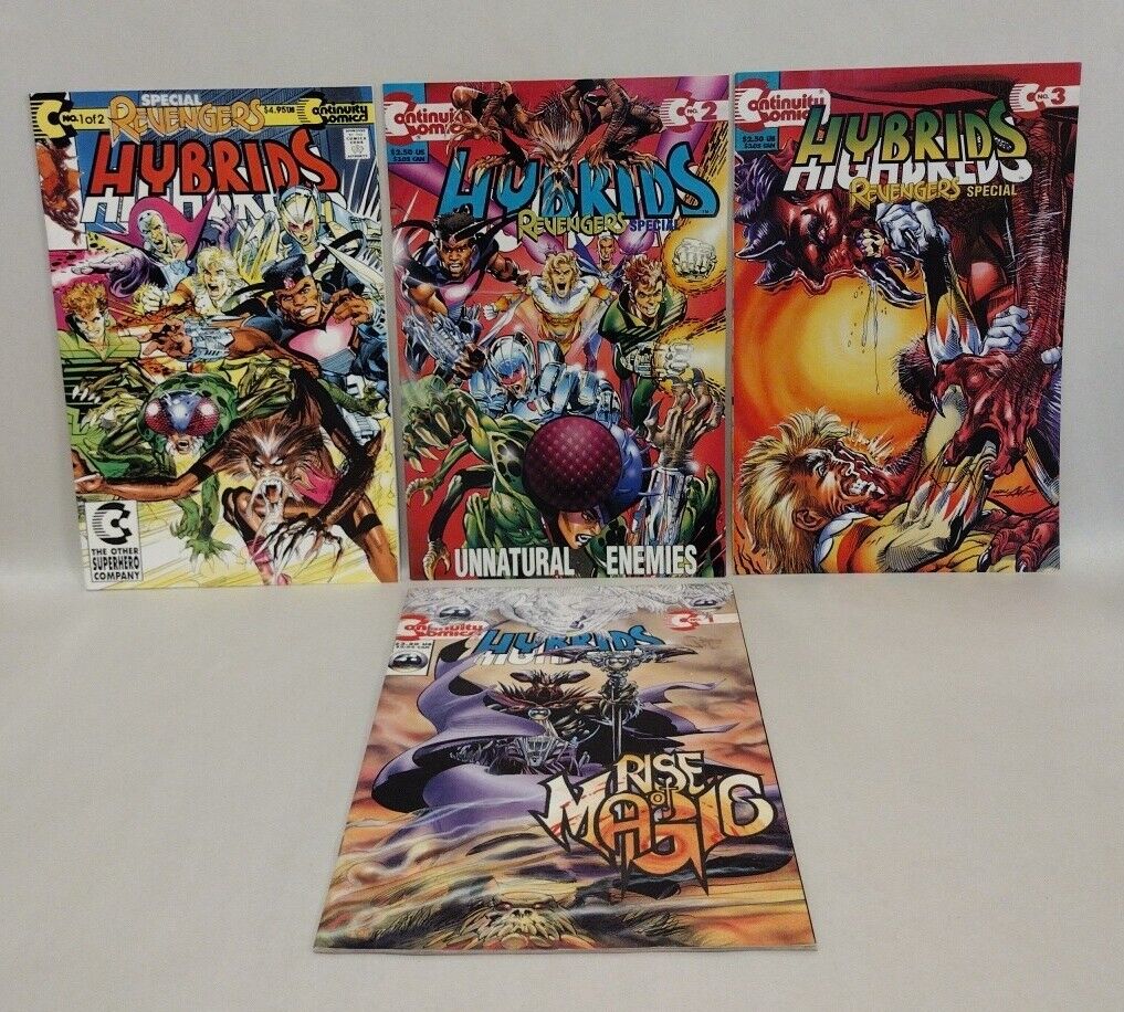 Hybrids Revengers Special (1993) #1 2 3 +Rise Of Magic Continuity Comics 