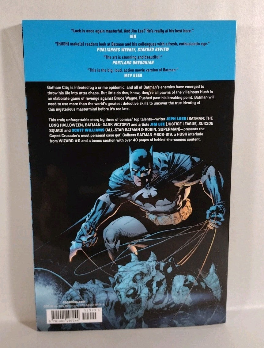 Batman Hush (2019) DC Comics TPB SC Rep #606-619 Wizard #0 Jeph Loeb Jim Lee New
