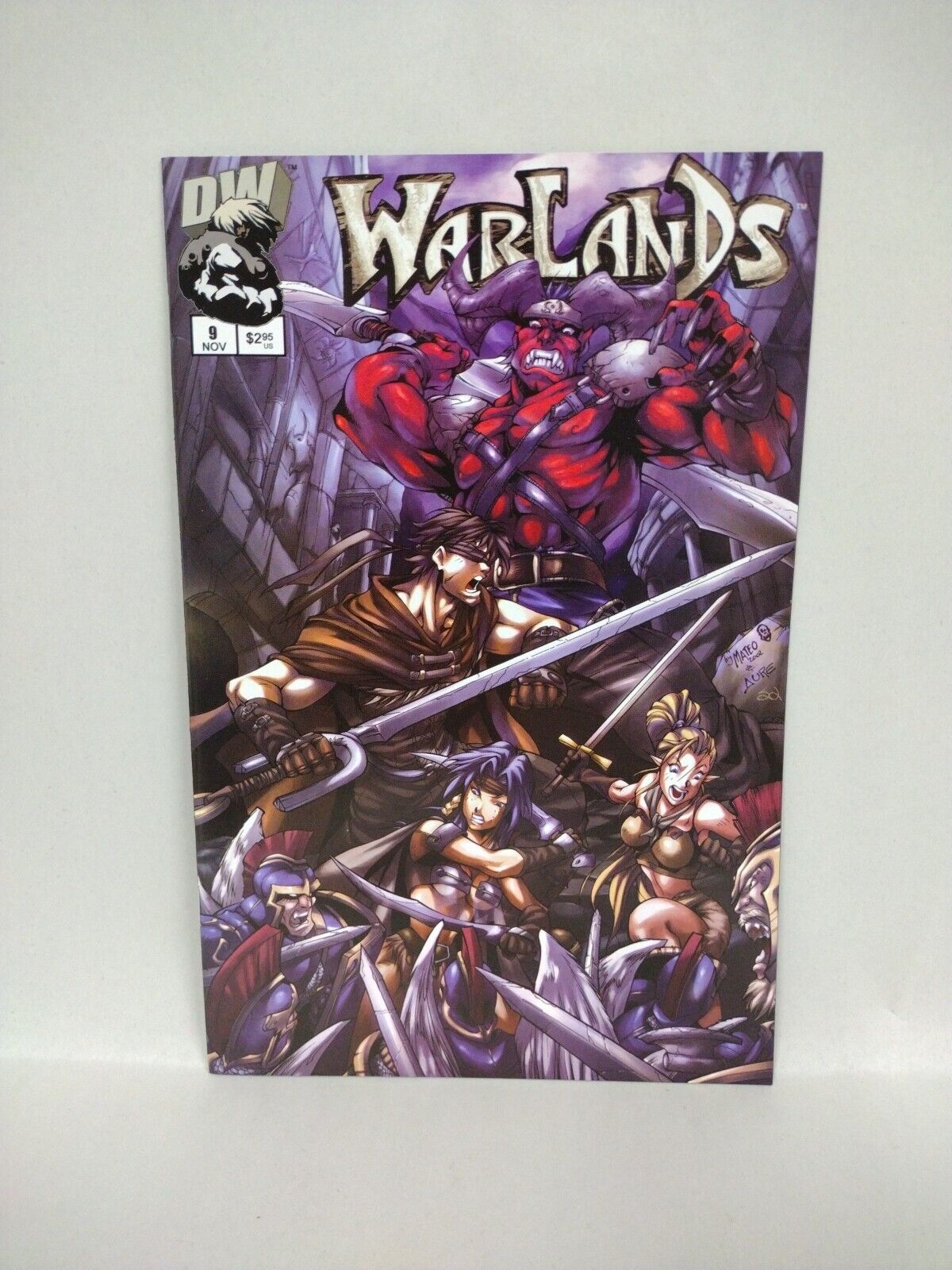 Warlands: Age of Ice (2001) Complete Image DW Comic Lot Set Pat Lee #1-9 1/2 0