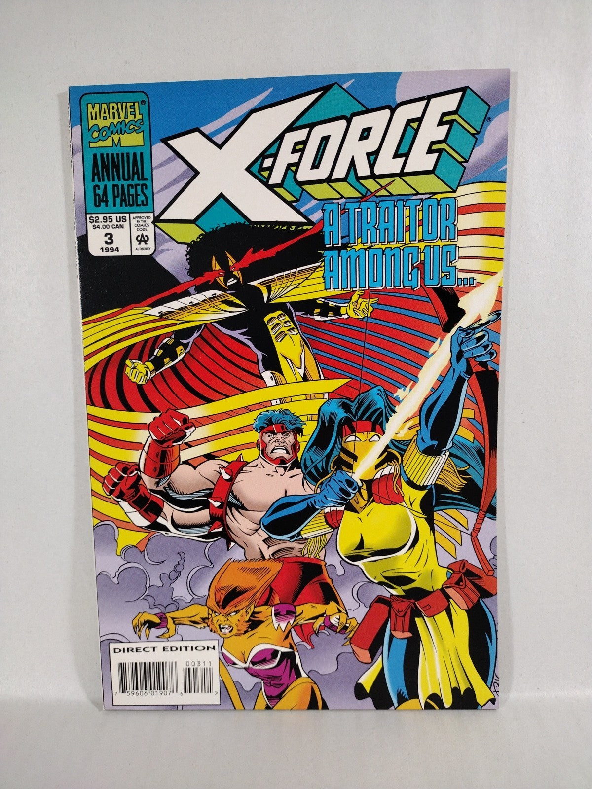 X-Force Marvel Comic Annual #1 2 3 4 5 6 (1992-1997) W Trading Card VF-NM