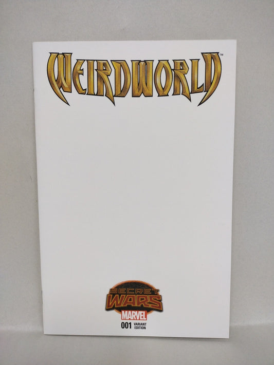 Weird World #1 (2015) Marvel Comic Secret Wars Blank Sketch Variant Cover NM