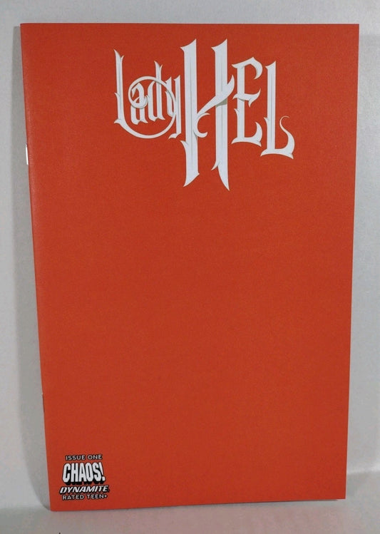 Lady Hel 1 (2022) Dynamite Comic Cover T Orange Blank Authentix Variant Cover NM