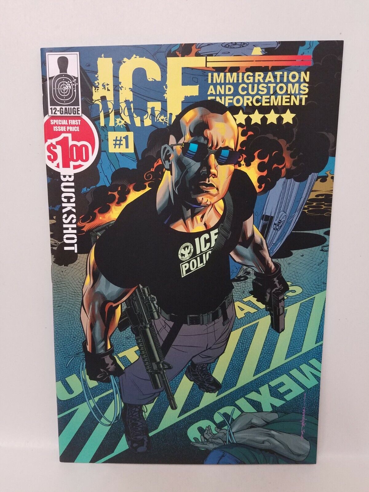 I.C.E Immigration and Customs Enforcement (2011) #1 2 3 12-GAUGE Comic Lot Set