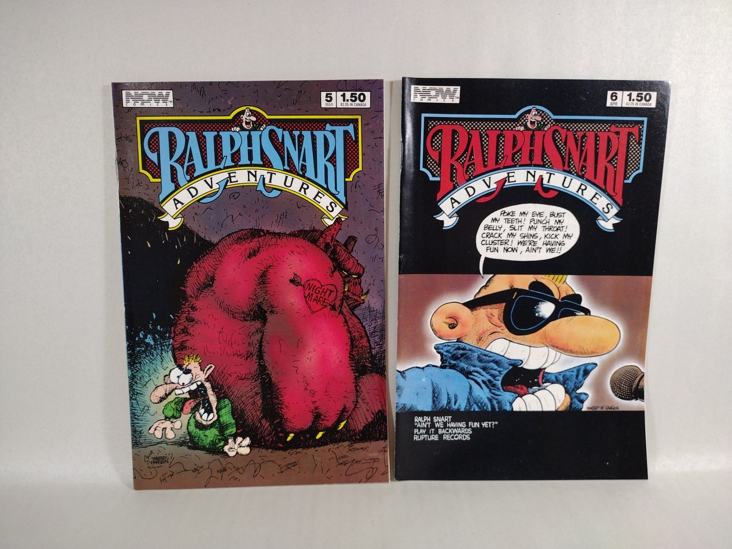 Ralph Snart Adventures (1986) Complete Vol 3 Comic Lot Set #1-9 Marc Hanson 