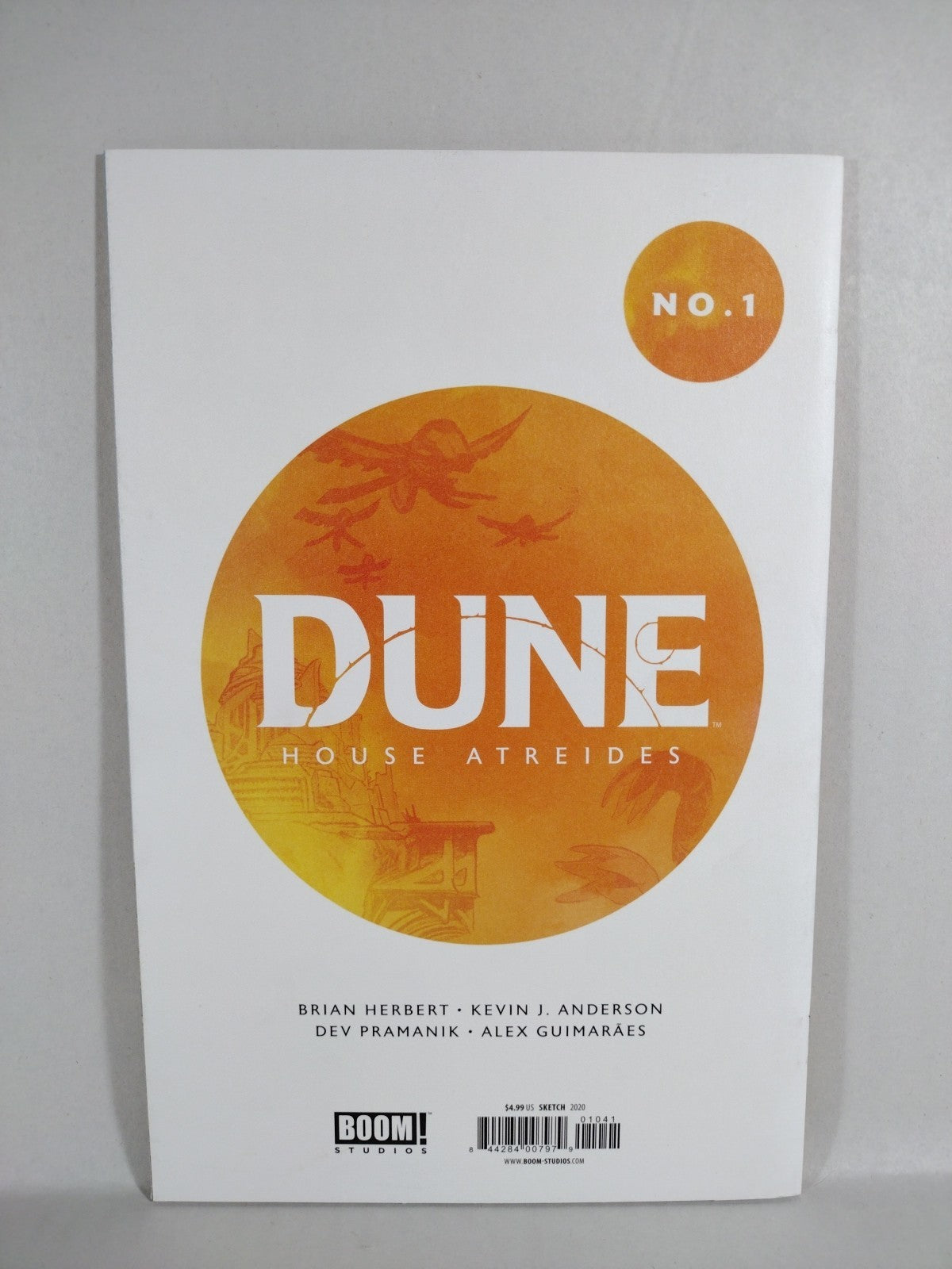 Dune House Atreides #1 (2020) Boom Studios Blank Sketch Cover Comic New NM