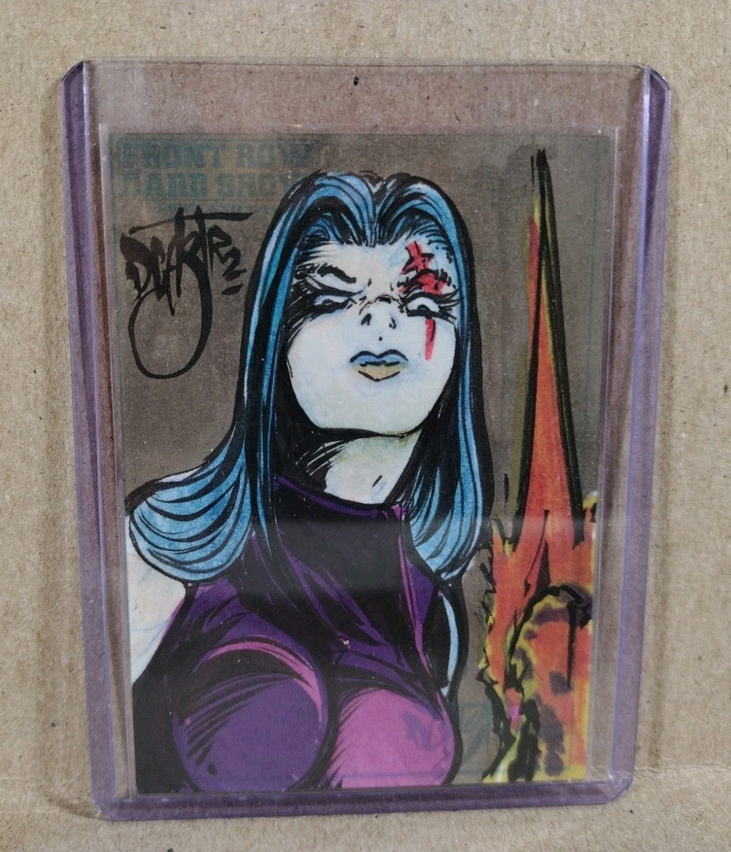 DCastr 2025 Front Row Card Show Exclusive Sketch Card W Original Psylocke Art