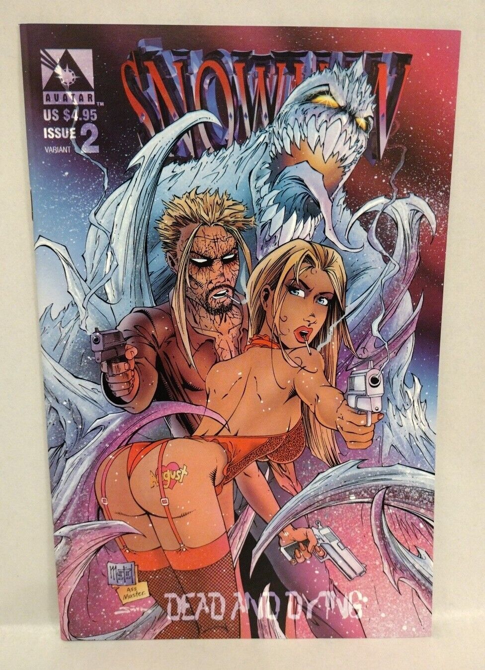 Snowman Dead & Dying #1 (1998) Avatar Press Variant Comic Matt Martin Horror