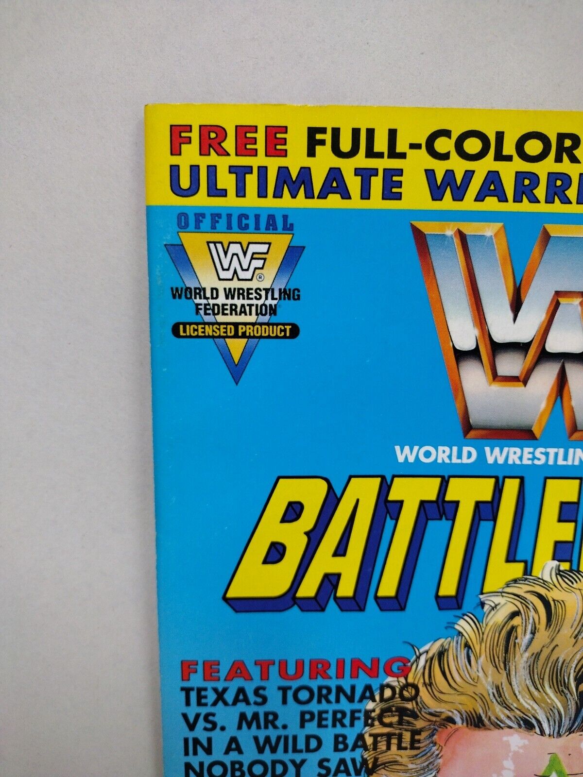 WWF Battle Mania (1991) Valiant Comic Magazine Lot Set #1 &2 W Poster Inserts