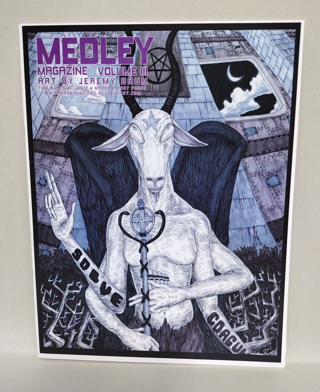 Medley Magazine Vol 1 2 3 (2012) MadBaumer Jeremy Baum Illustration Book Lot Set