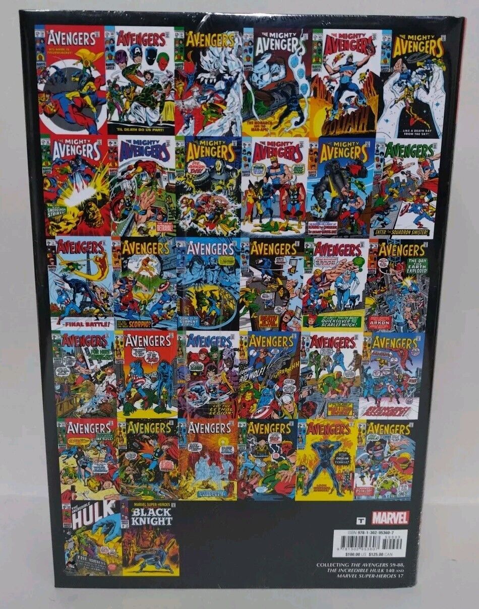 Marvel Comics The Avengers Omnibus Vol 3 New Hardcover Sealed Thomas J. Buscema