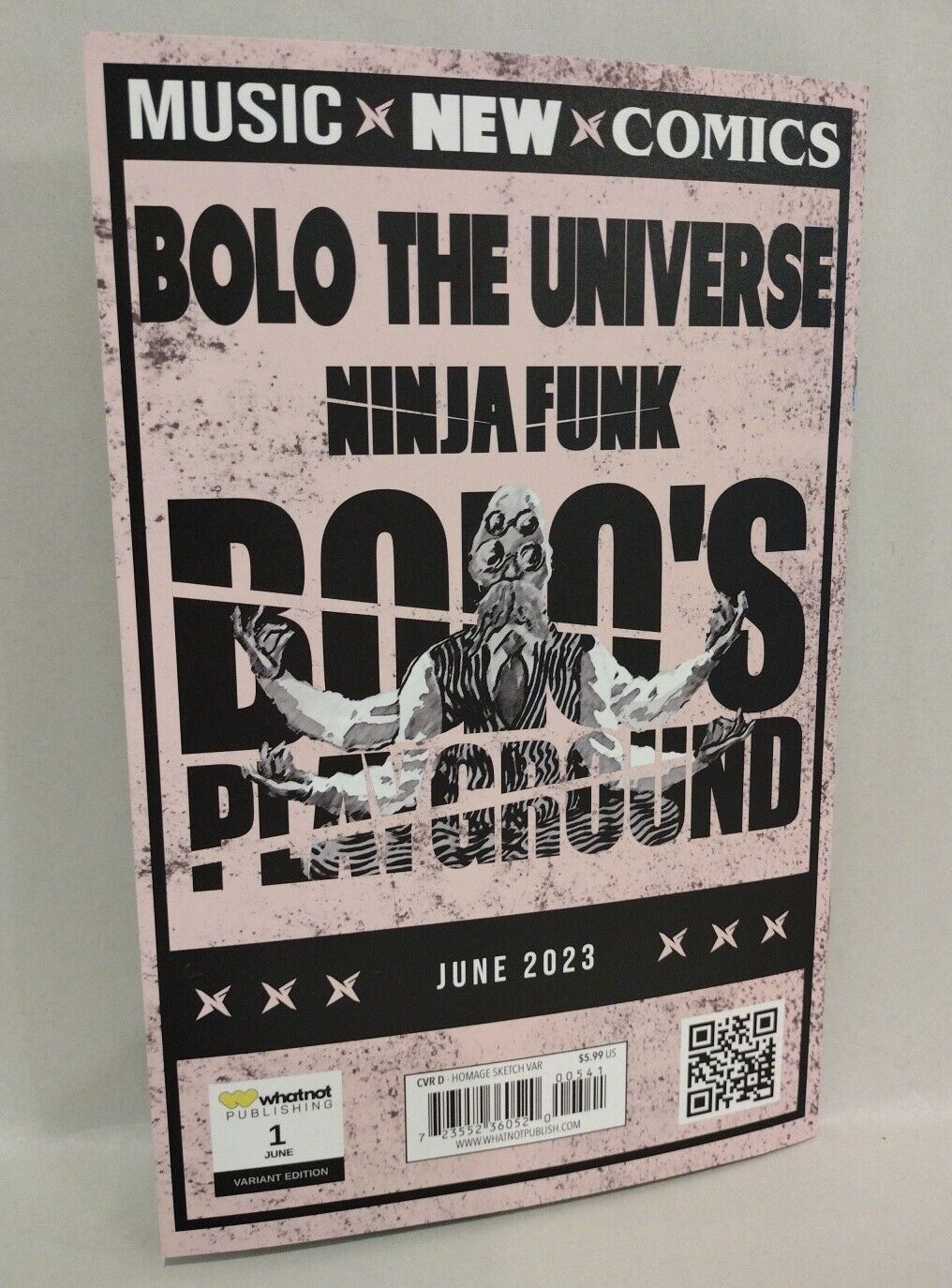 Ninja Funk Bolo's Playground #1 Whatnot Massive Sketch Variant W Original Art