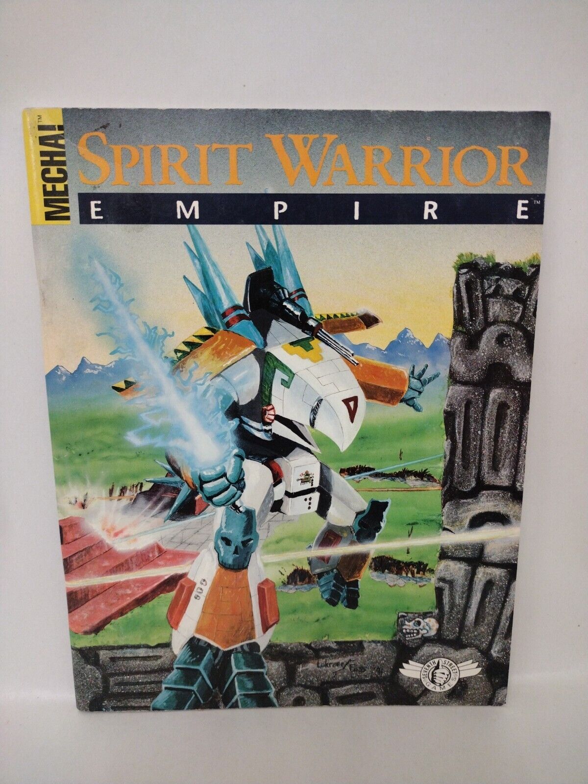 Spirit Warrior Empire (1991) Aztec Mecha! RPG Companion Sourcebook Softcover