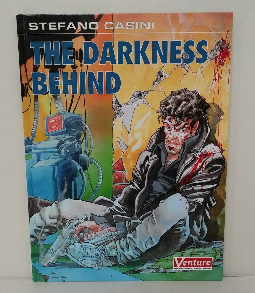 The Darkness Behind By Stefano Casini (2001) Hardcover Dark Horse OHC Cyberpunk