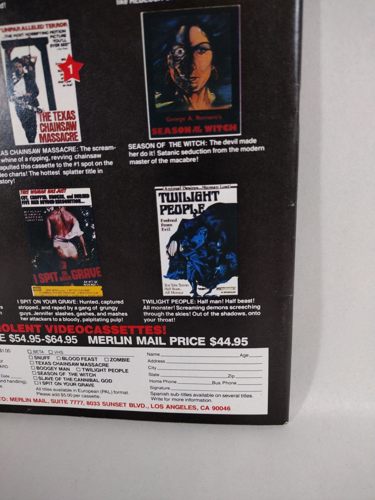 Fangoria #20 (1982) Creepshow Joe Dante Joe Blasco VF