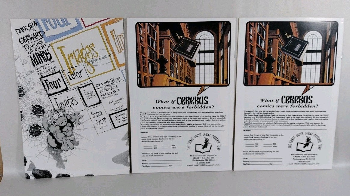Cerebus The Aardvark #201-218 (1995) Dave Sim Guys Pt 1-18 Comic Lot Set