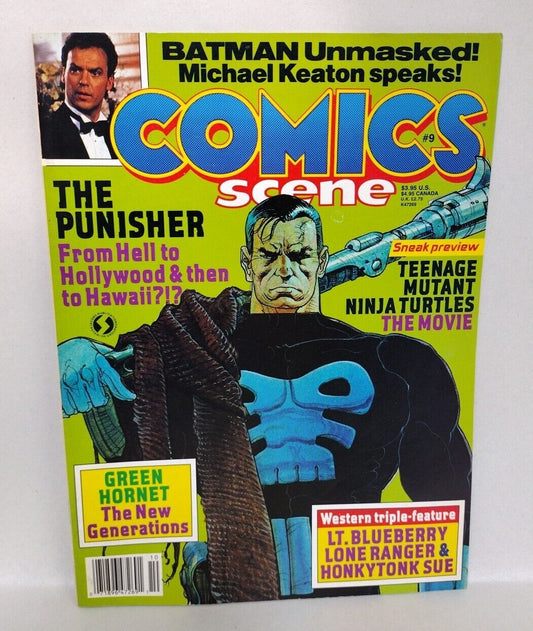 Comics Scene 9 (1989) Starlog Magazine Moebius TMNT Batman Movie FN