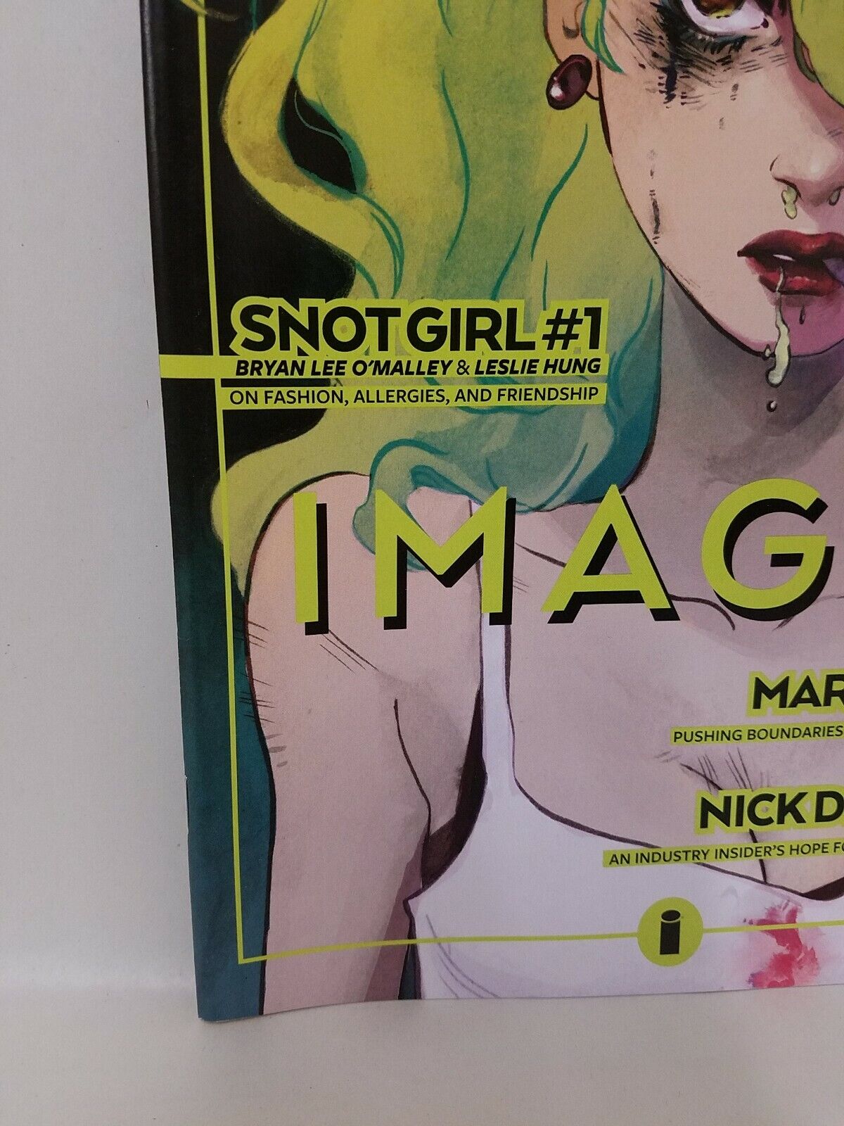 Image+ Plus 1 Magazine (2016) Walking Dead Here's Negan Origin Story Snot Girl