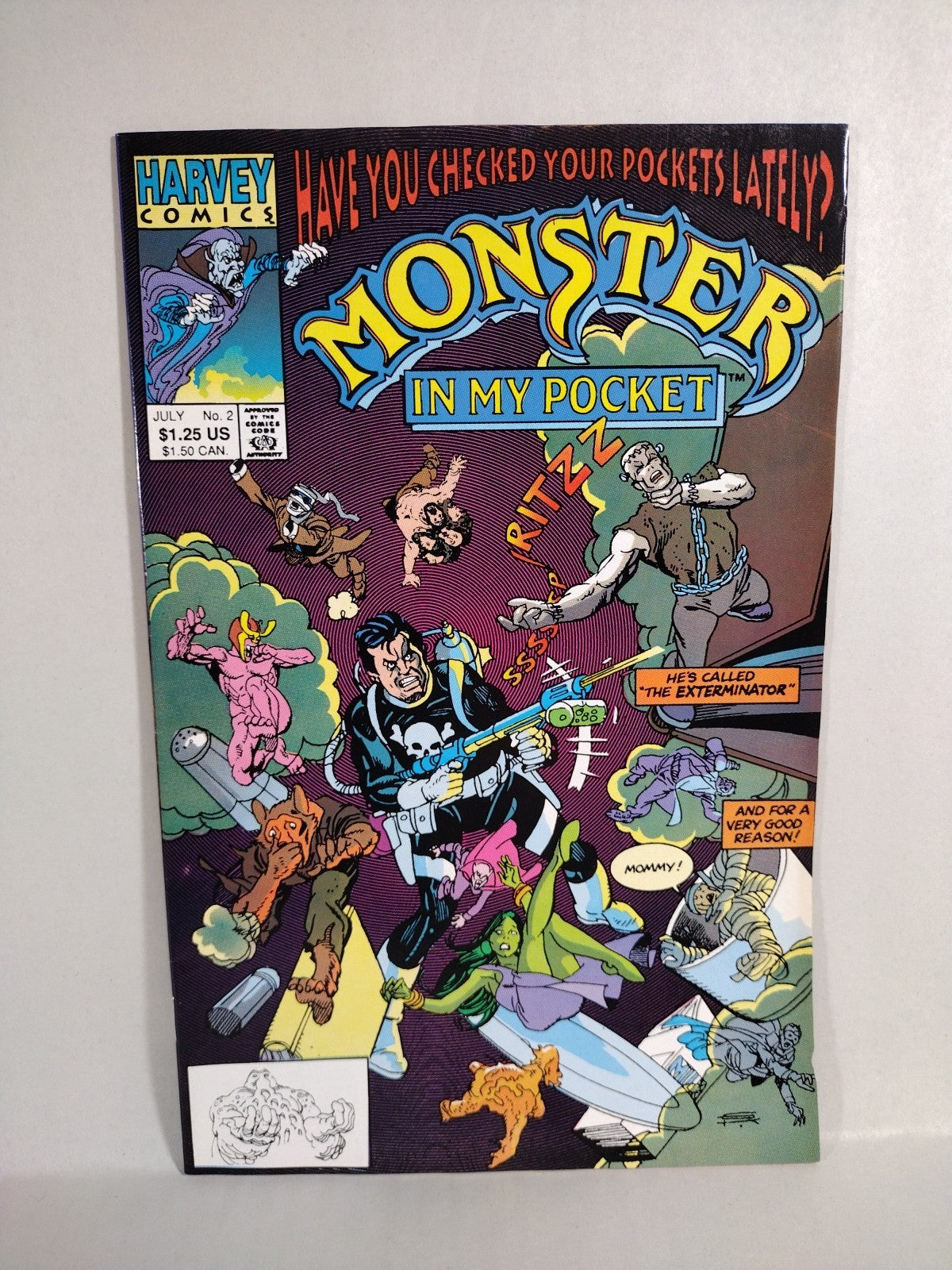 Monster In My Pocket (1991) Complete Harvey Comic Lot #1 2 3 4 VF NM