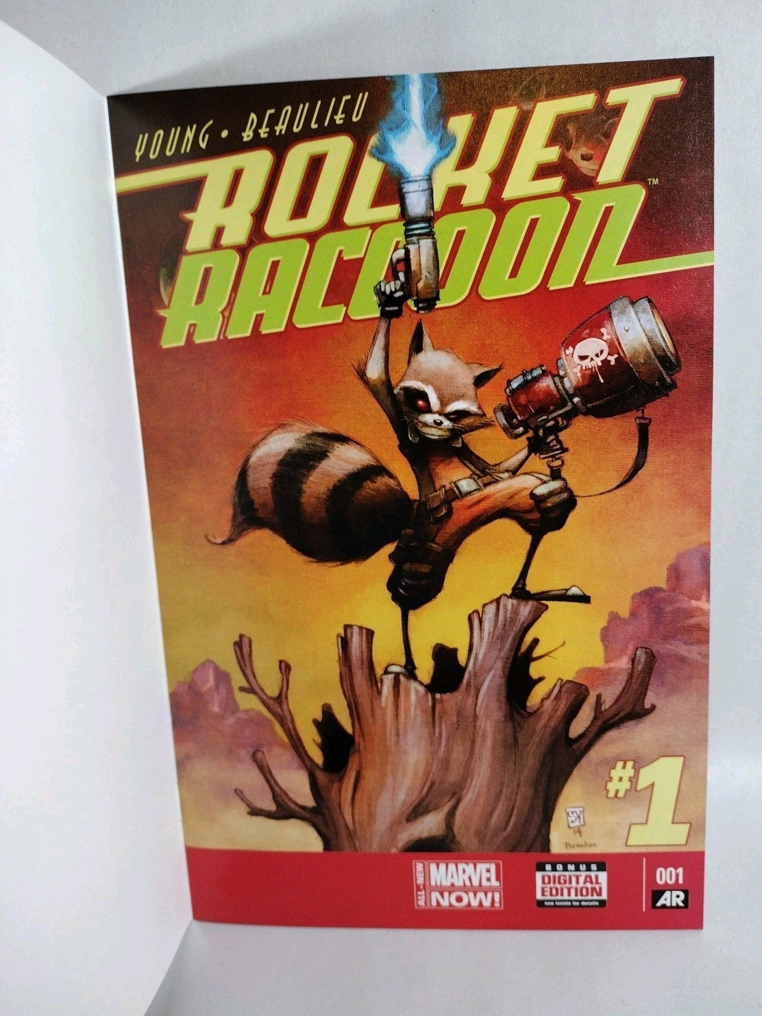 Rocket Raccoon #1 (2014) Marvel Blank Sketch Cover Comic Variant VF
