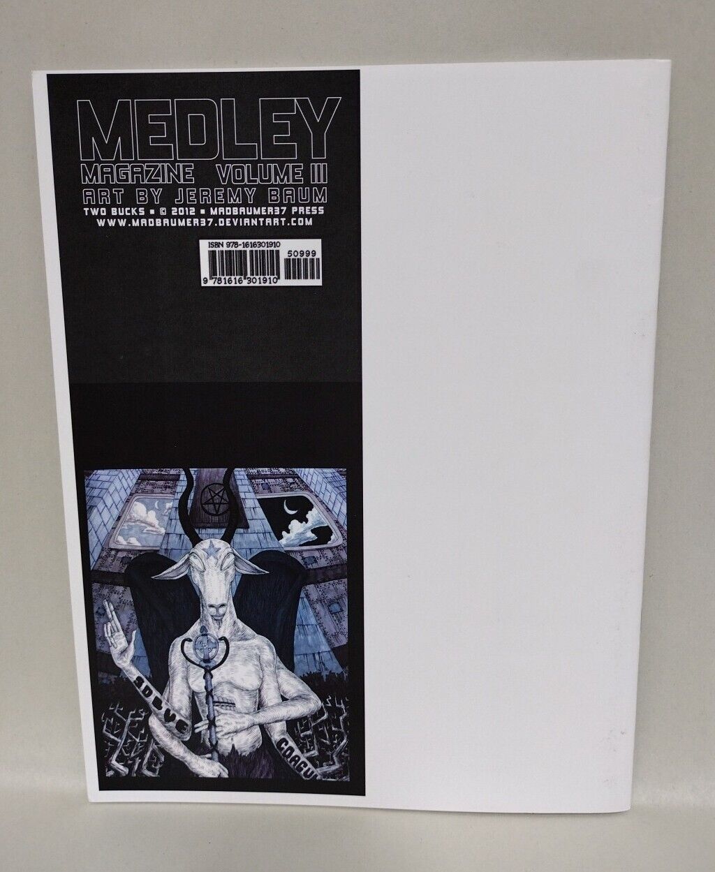 Medley Magazine Vol 1 2 3 (2012) MadBaumer Jeremy Baum Illustration Book Lot Set