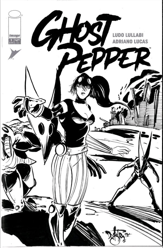 Ghost Pepper 1 (2025) Image Comic Sketch Cover Variant W Original Dave Castr Art