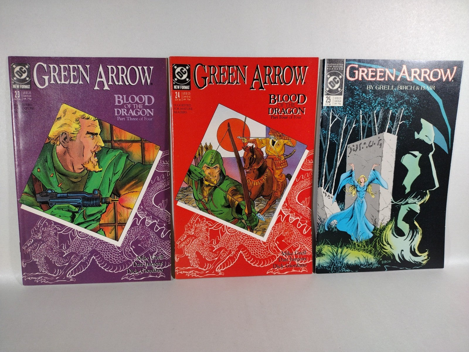 Green Arrow (1988) DC Comic Mike Grell 34 Issue Lot VF-NM