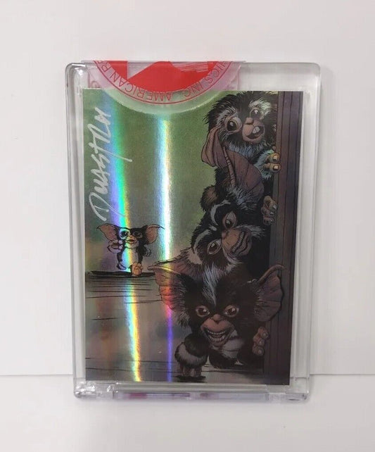 Gremlins 2 Exclusive Holo-foil Trading Card Illustrated & Signed by Dave Castr