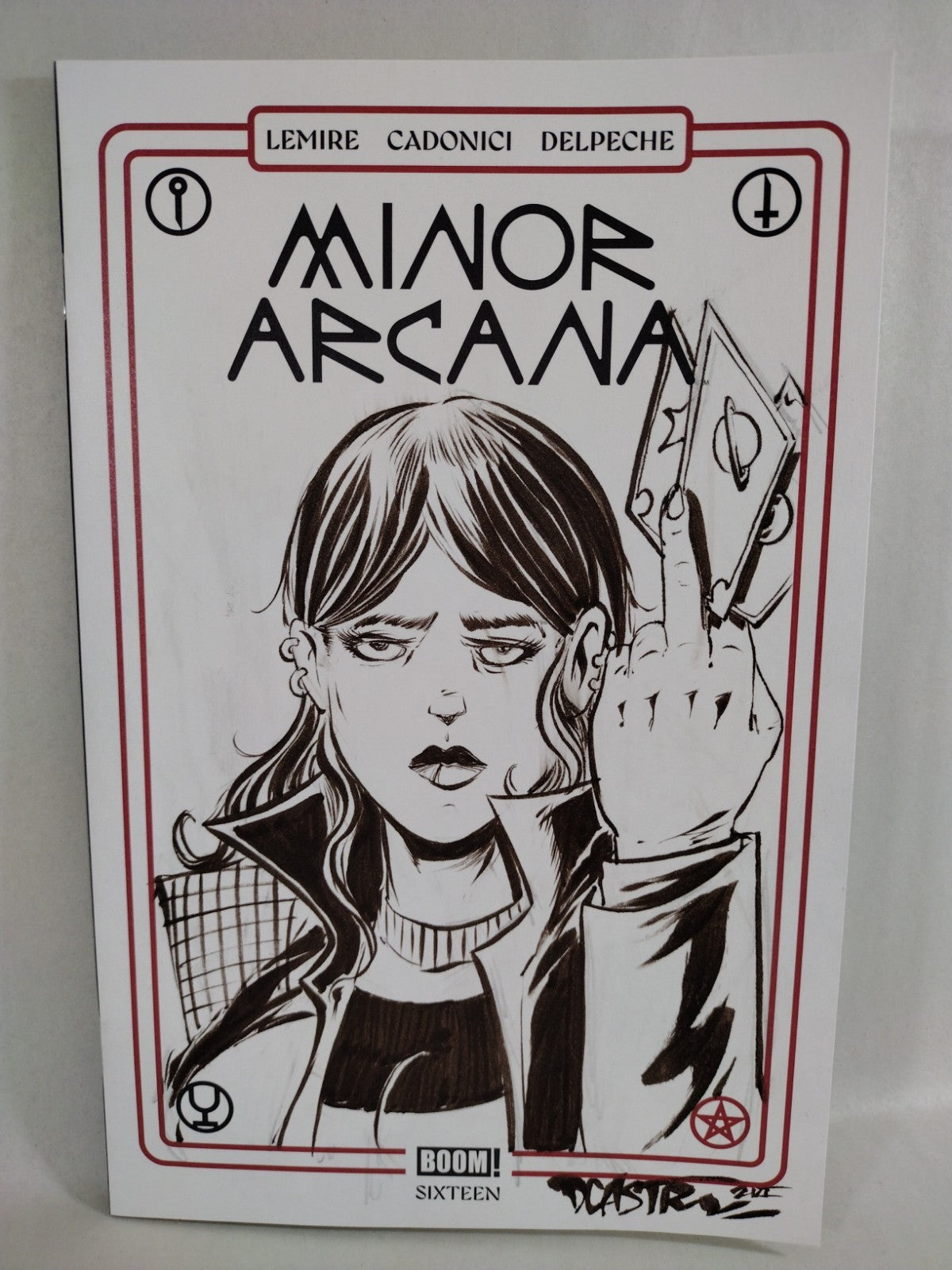 Minor Arcana #16 (2026) Boom Studios Sketch Cover W Original Dave Castr Art