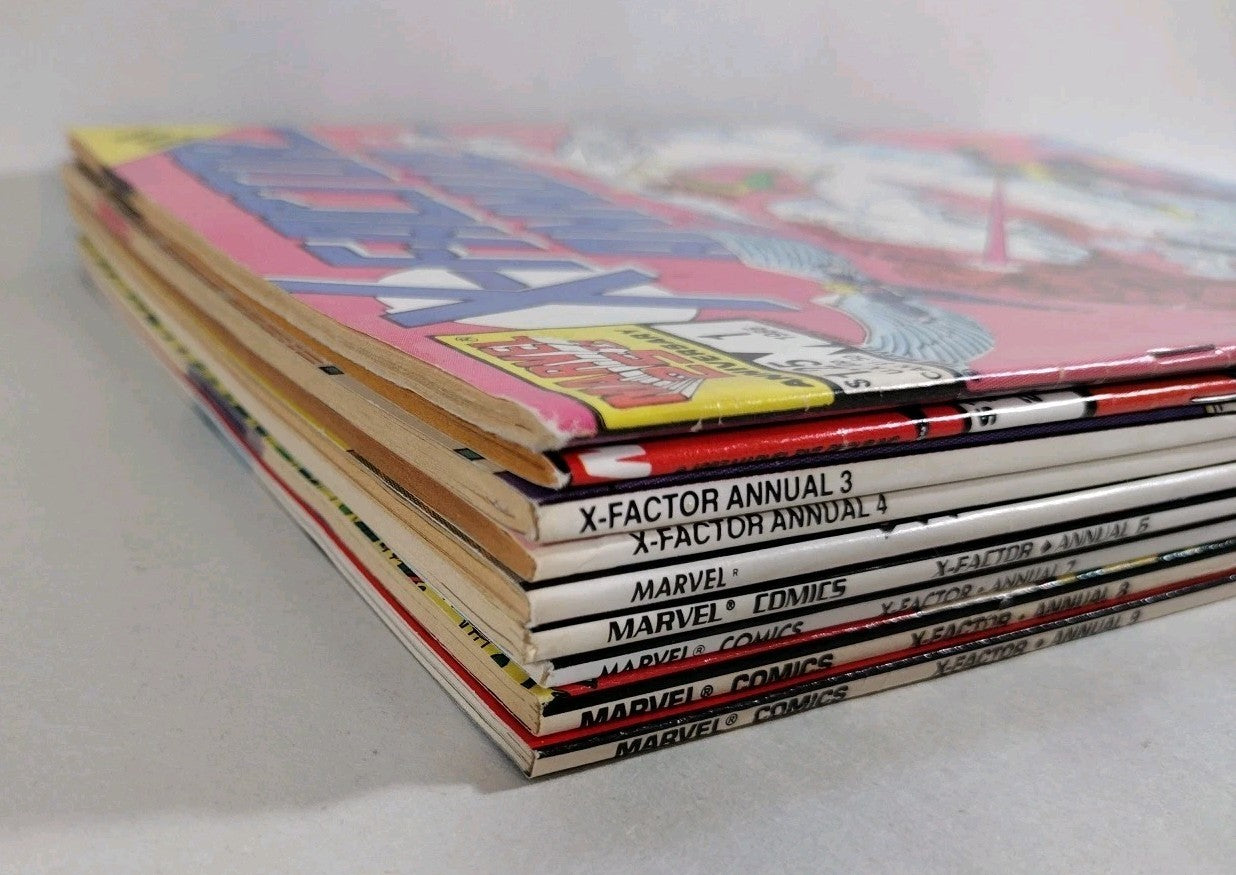 X-Factor Annual Marvel Comic Lot Set (1986-1994) #1 2 3 4 5 6 7 8 9 X-Men