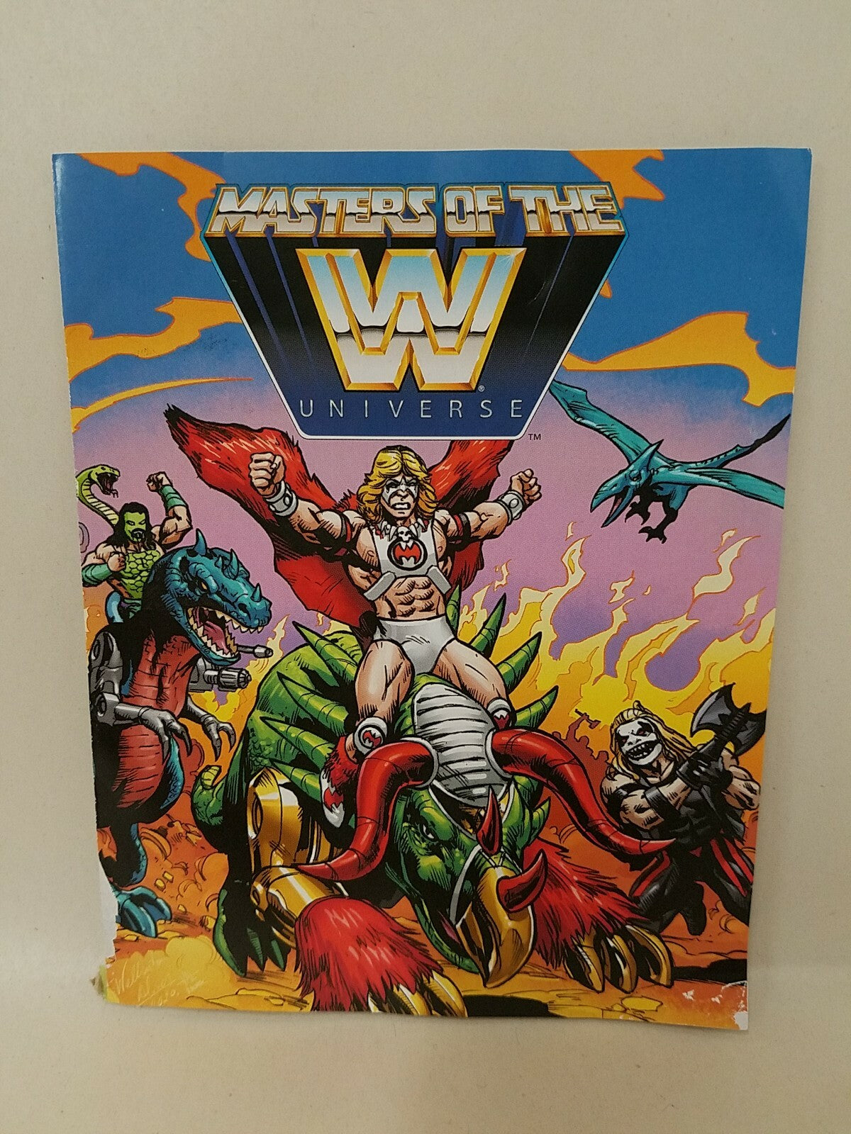 Masters Of The WWE (2020) Mini Comic Lot of 2 Ultimate Warrior Wave 6