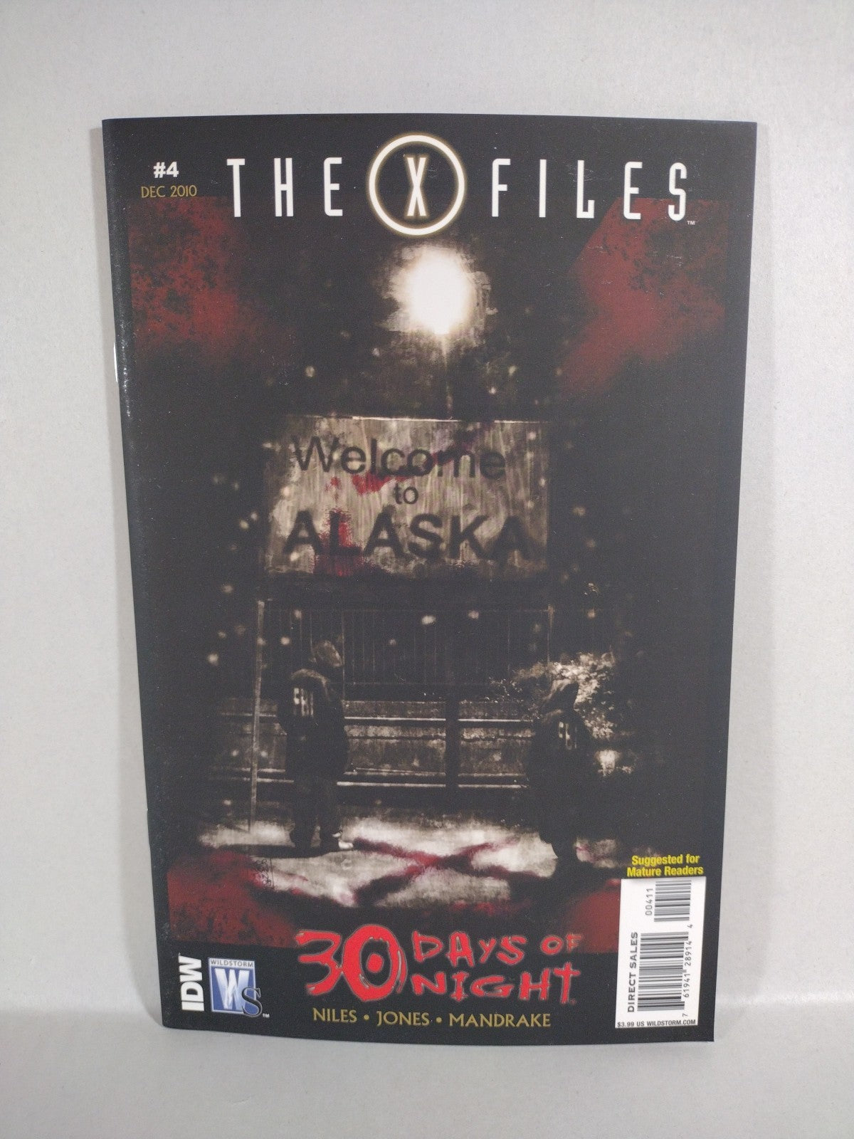 X-Files 30 Days Of Night (2010) IDW Comic Lot #1 3 4 VF-NM