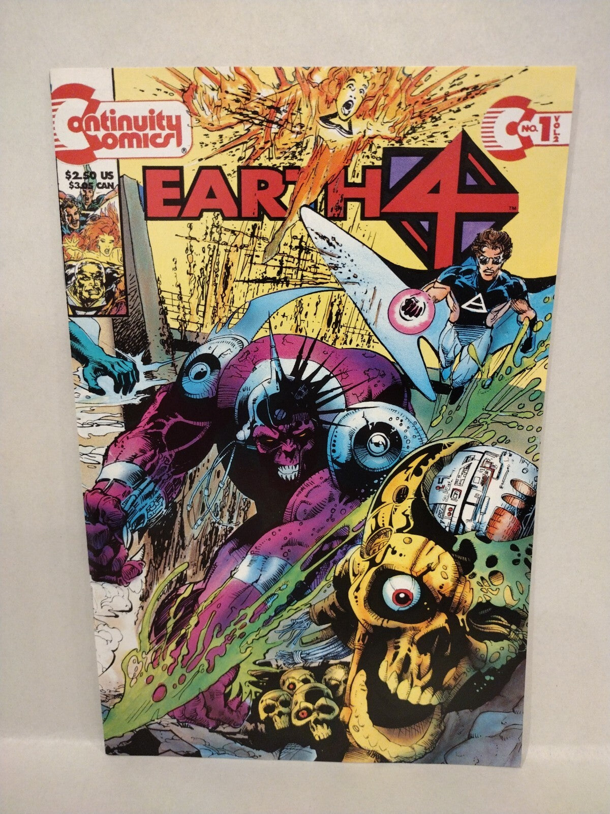 EARTH 4 Vol 2 (1993) Complete Continuity Comic Set #1 2 3 4 Walter McDaniel NM