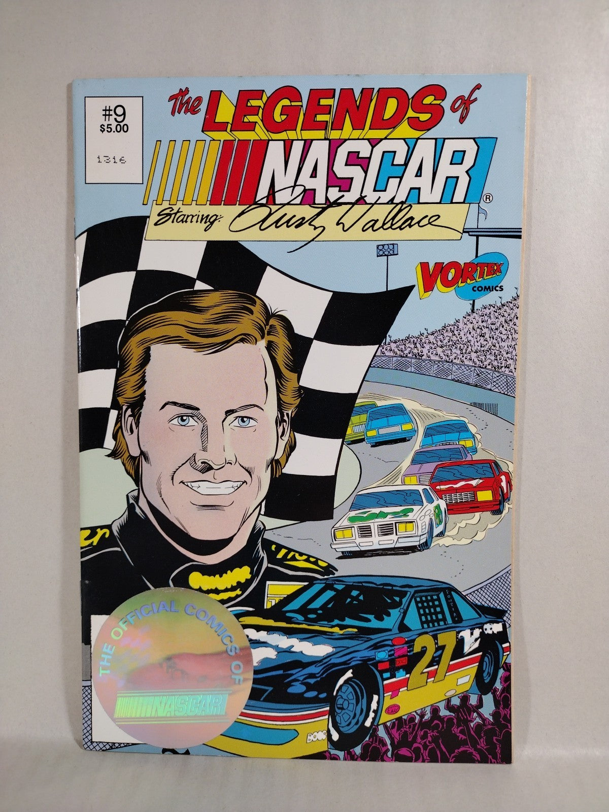 Legends of NASCAR 1992 Vortex Comic #'d Hologram Set Issues 9 10 11 12 13