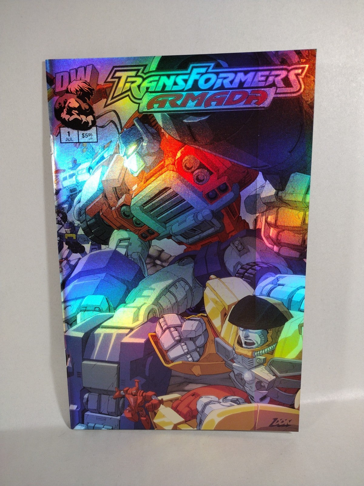 Transformers Armada (2002) DW Comic Lot #1 2 3 4 5 6 8 PREVIEW +Holo-Foil Var