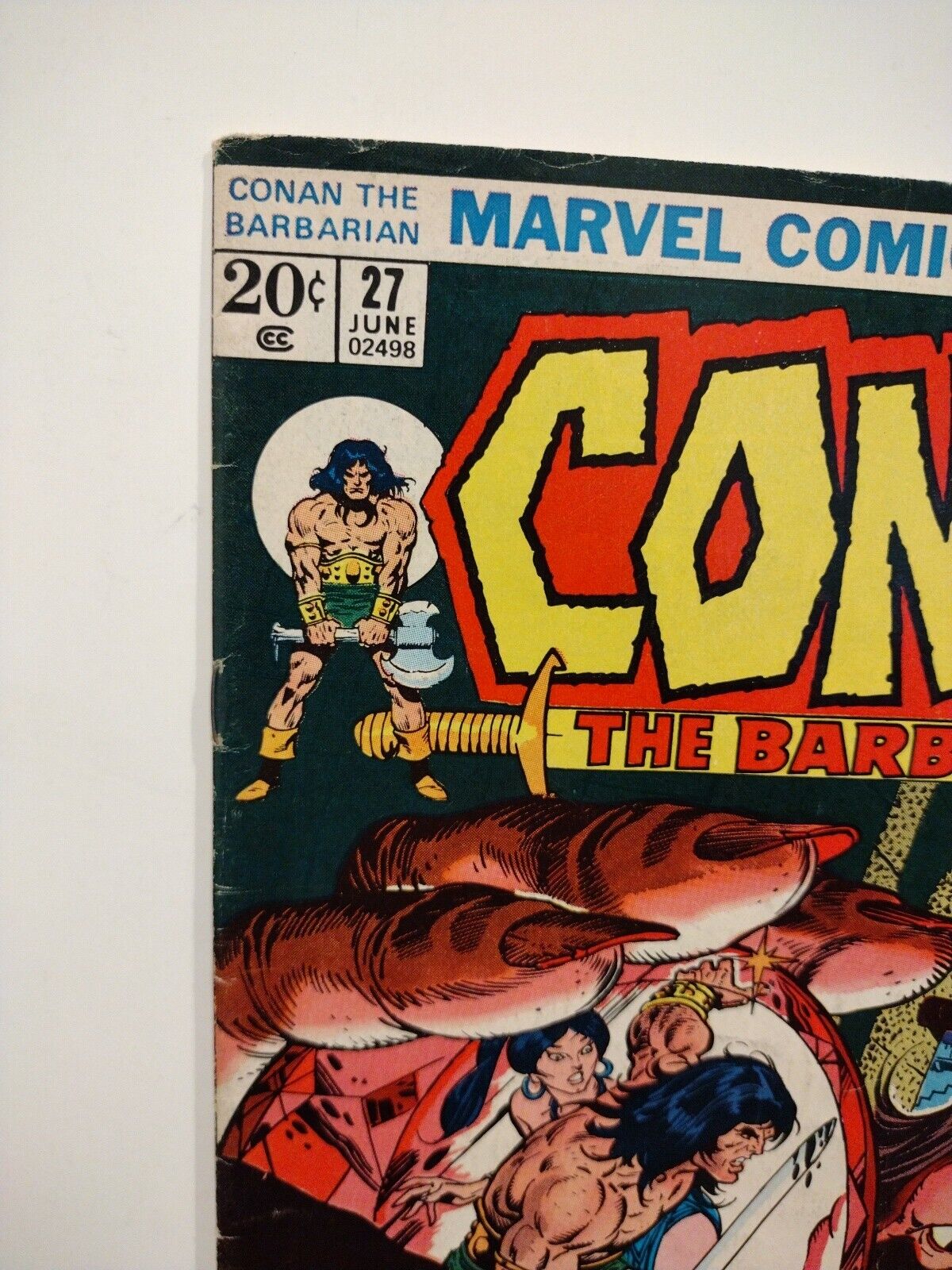 Conan #27 (1973) Bronze Age Marvel Comic Roy Thomas John Buscema 