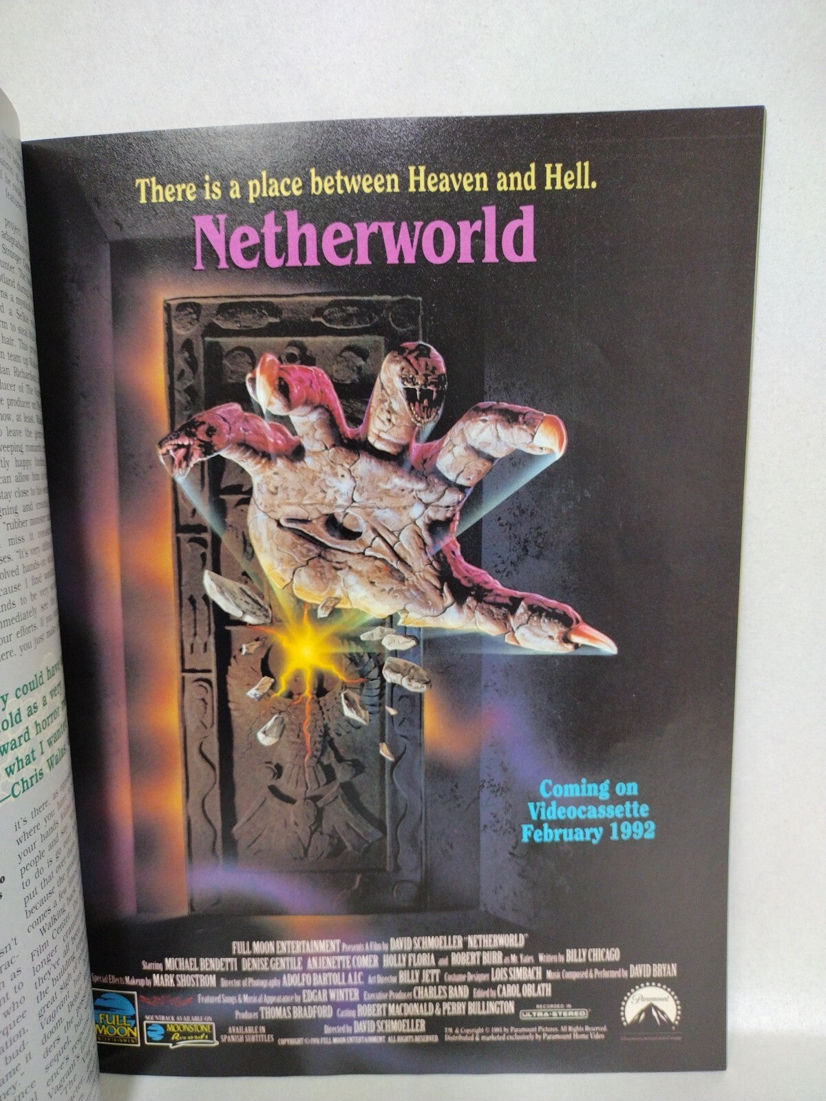FANGORIA Magazine 111 (1992) Leprechaun Sleepwalkers Lawnmower Man Demons 2