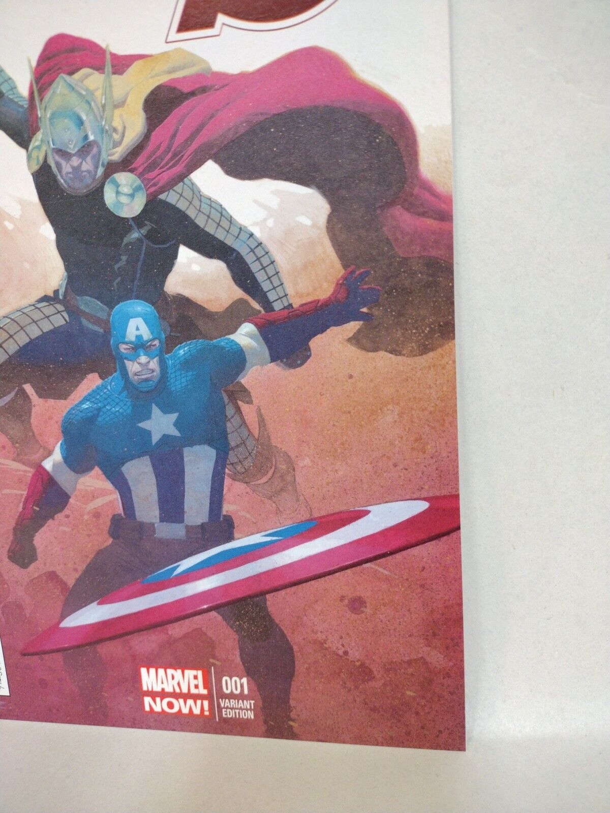 Avengers #1 (2012) Marvel Comic 1:50 RIBIC Ratio Thor Captain America Variant NM