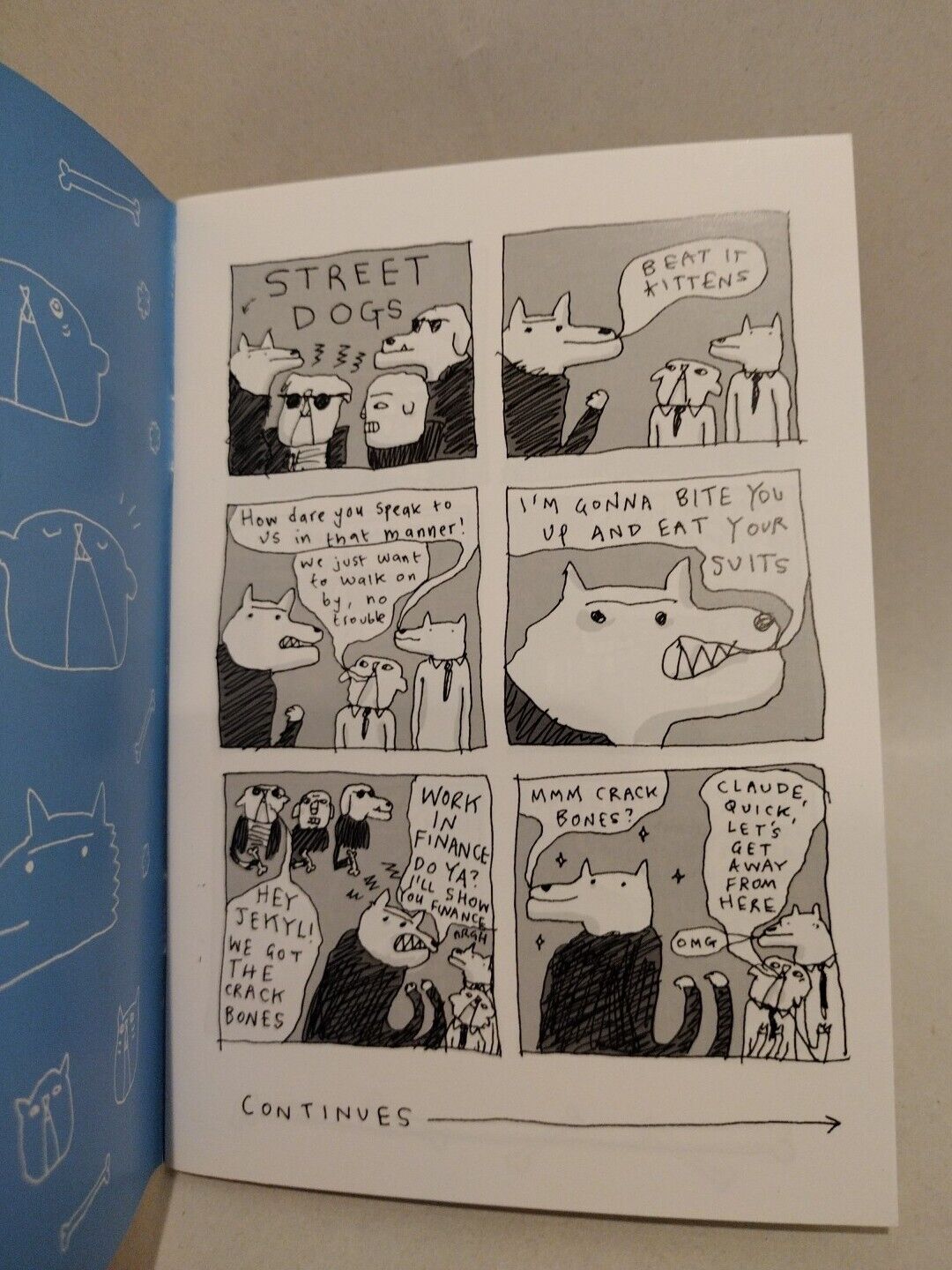 Street Dawgz #1 Lizz Lunney Mini Comic Zine Lame Duck Press