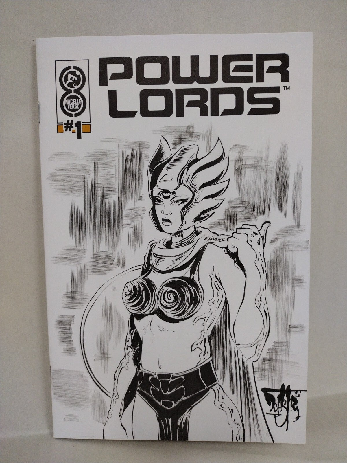 Power Lords #1 (2025) Oni Nacelleverse Sketch Cover W Original Dave Castr Art
